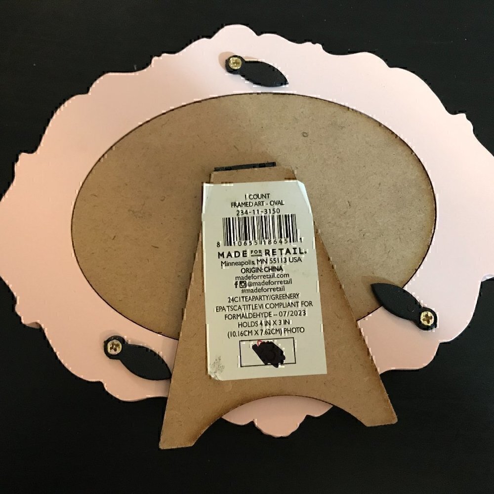 Pink Tea Time Picture Frame - Picture 2 of 3